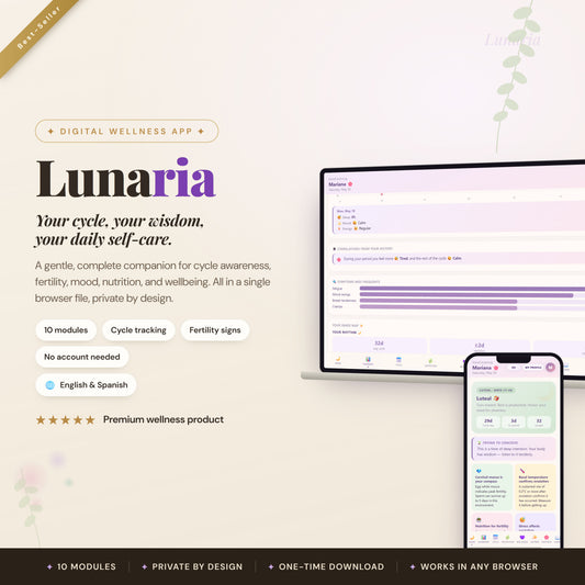 Lunaria – Hormone & Cycle Tracker App for Every Life Stage